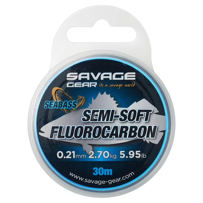 Savage Gear Semi-Soft Fluorocarbon Seabass 30m 3 Savage Gear Semi-Soft Fluorocarbon Seabass 30m