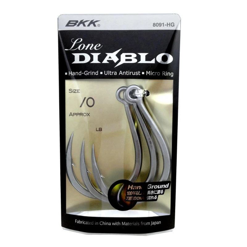 BKK Lone Diablo Ultra Anti Rust Single Hook 4 BKK Lone Diablo Ultra Anti Rust Single Hook - Image 2