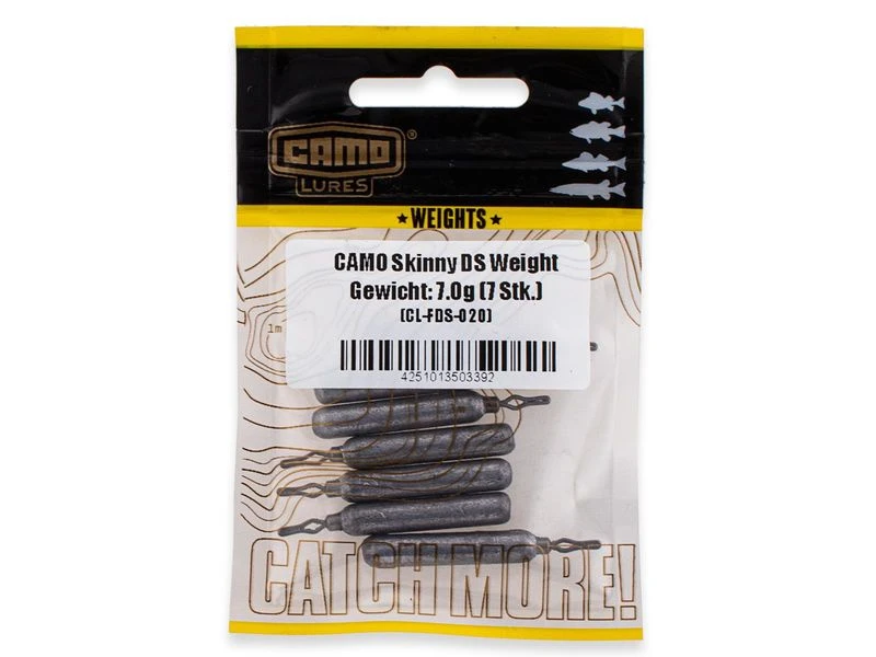 Camo Skinny Drop Shot Weight (7pcs) 4 Camo Skinny Drop Shot Weight (7pcs) - Image 2