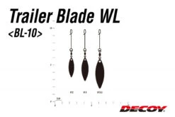 Decoy BL-10S Trailer Blade WL Silver -Aanbiedingen Vissen Satie Winkel DBL10S2r 4