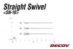 Decoy SN-10 Straight Swivel 10 Decoy SN-10 Straight Swivel -Aanbiedingen Vissen Satie Winkel DSN102r 4