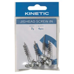Kinetic Jighead Screw In Zinc -Aanbiedingen Vissen Satie Winkel F604 259r 2