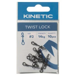 Kinetic Twist Lock Black -Aanbiedingen Vissen Satie Winkel F620 007r 2