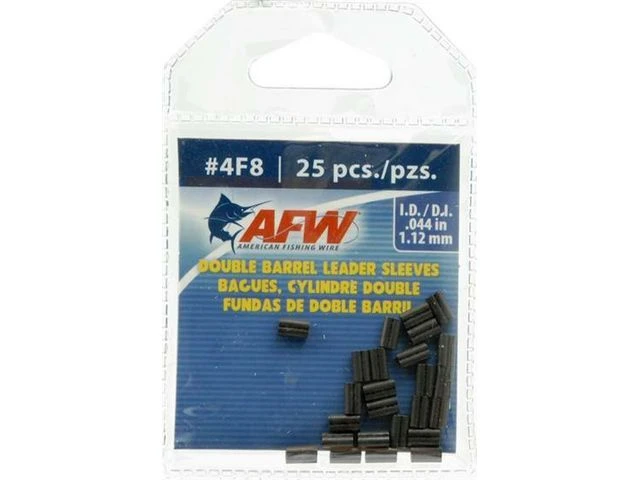 AFW Double Barrel Sleeves, Size #4F8 (1.12 Mm) 25 Pack 3 AFW Double Barrel Sleeves, Size #4F8 (1.12 Mm) 25 Pack