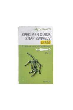 Korum Specimen Quick Snap Swivels -Aanbiedingen Vissen Satie Winkel K0310134r 4