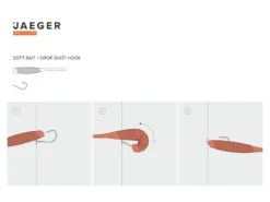 Jaeger Drop-Shot Rig (1 Hook) -Aanbiedingen Vissen Satie Winkel PRC DRO 2 4